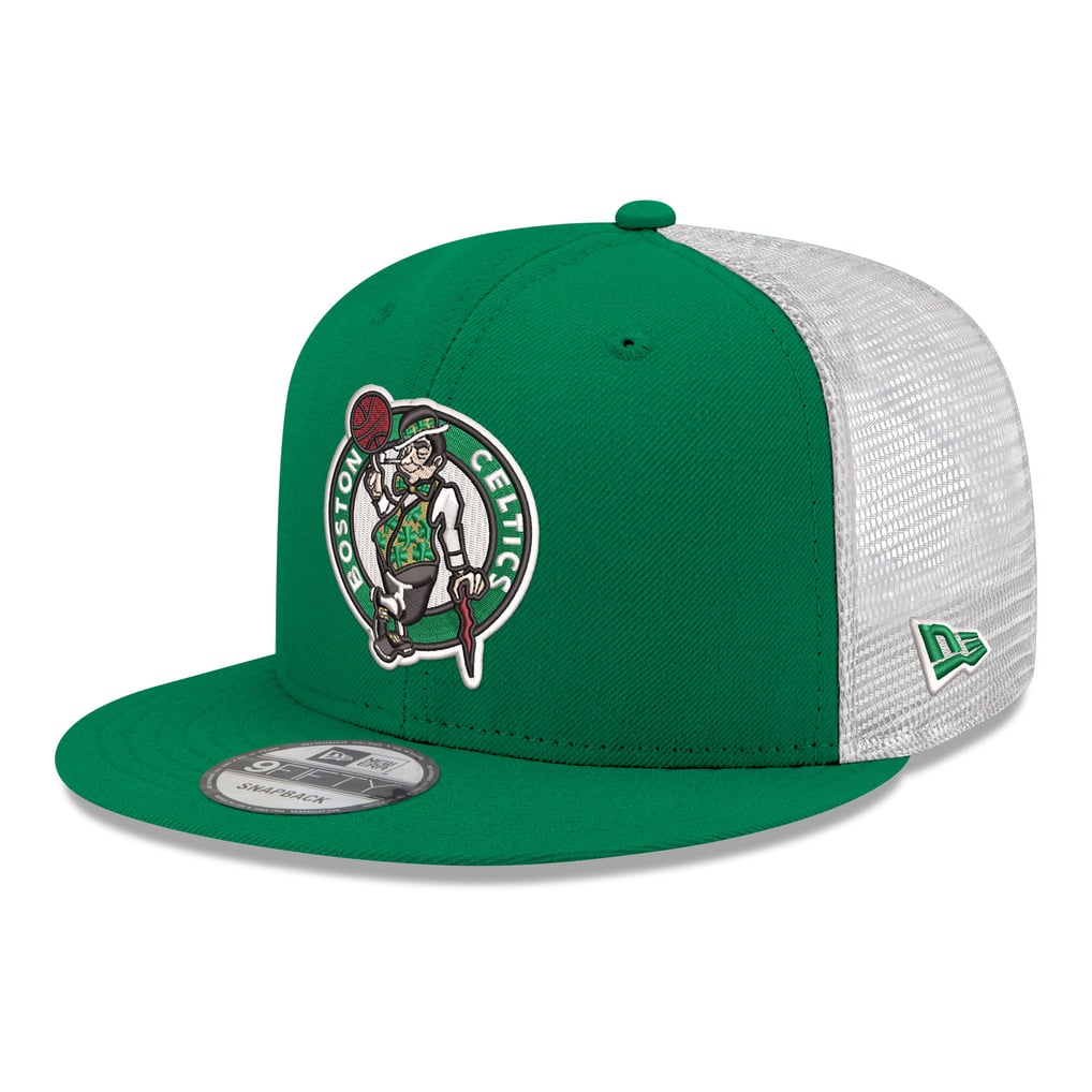 Boston Celtics New Era Core Logo Meshback 9FIFTY Snapback Hat - Kelly Green