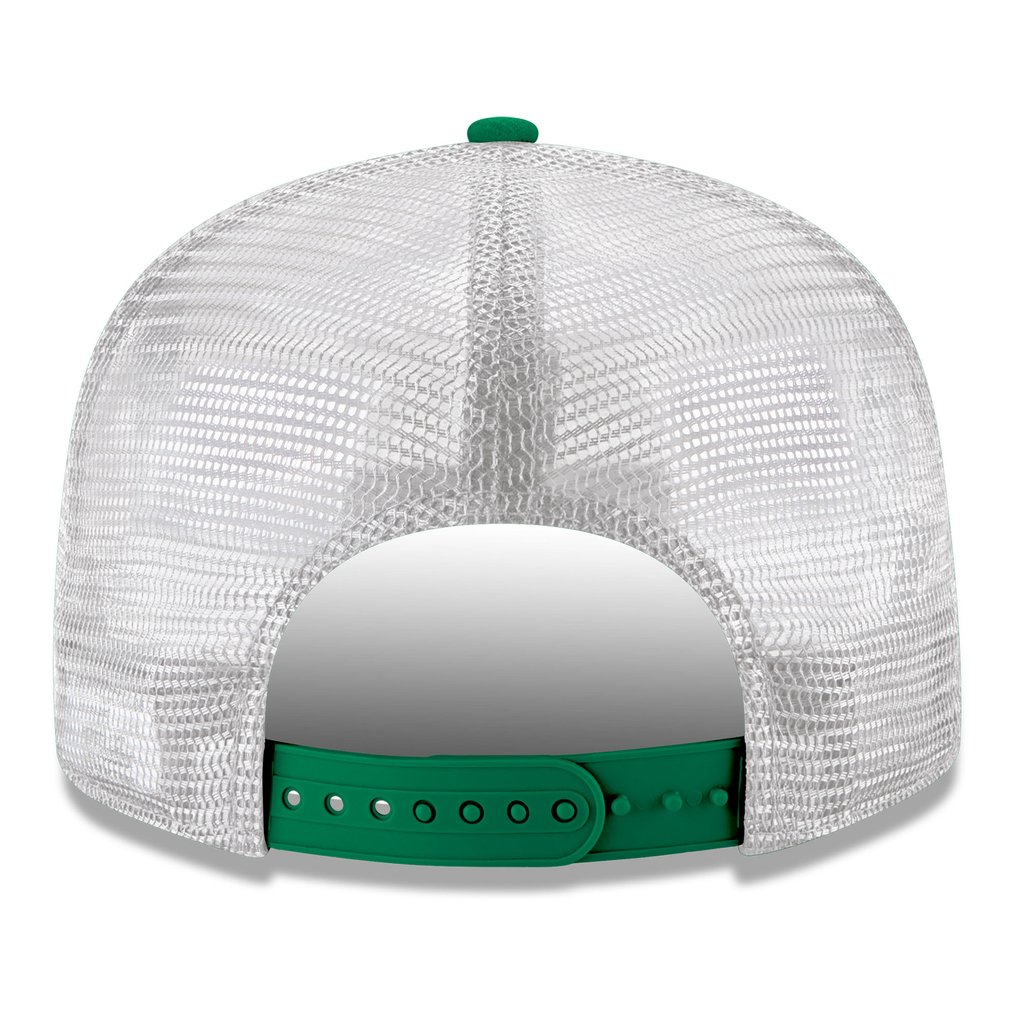 Boston Celtics New Era Core Logo Meshback 9FIFTY Snapback Hat - Kelly Green