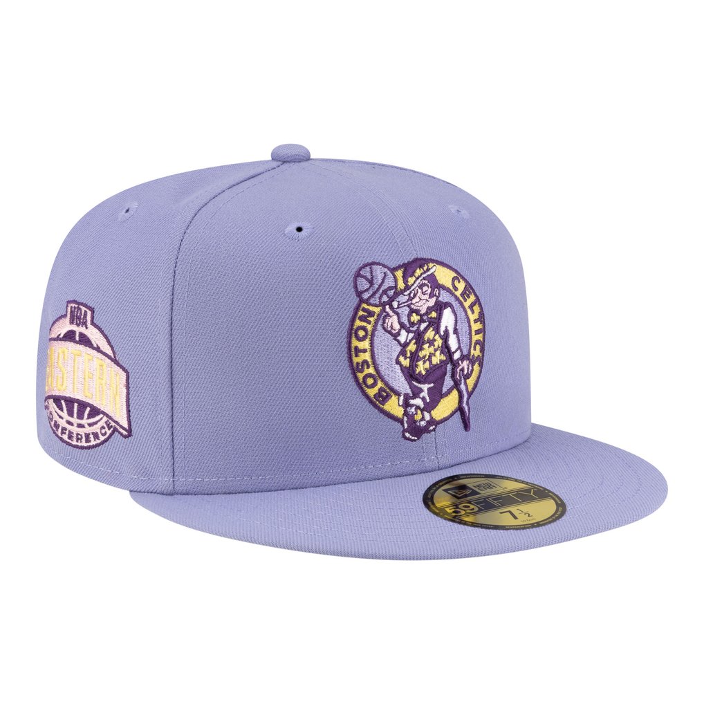 Boston Celtics New Era Color Pack 59FIFTY Fitted Hat - Lavender