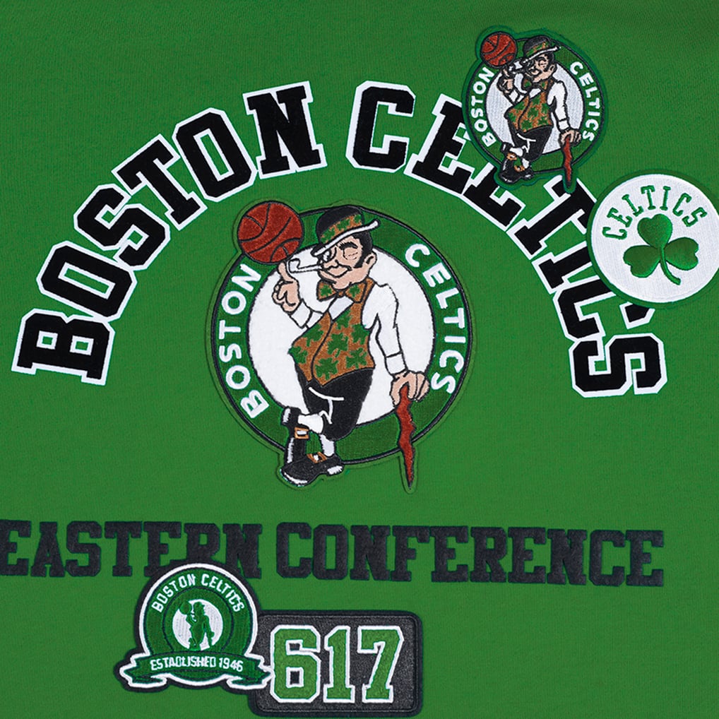 Boston Celtics Pro Standard Area Code Pullover Hoodie - Kelly Green
