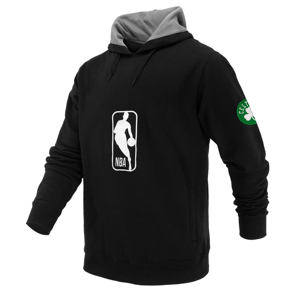 Boston Celtics FISLL Unisex Logoman Shadow Collection Pullover Hoodie - Black