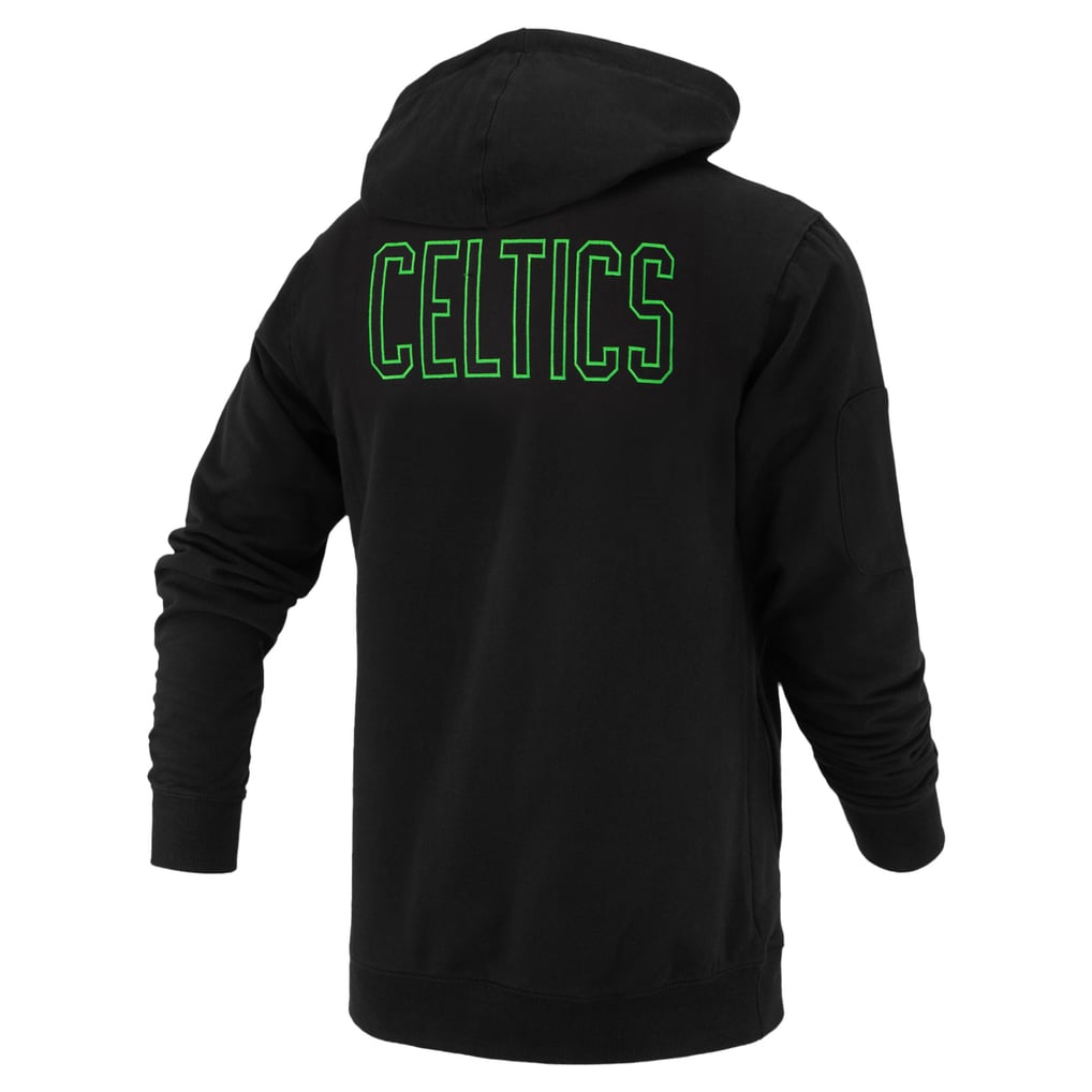 Boston Celtics FISLL Unisex Logoman Shadow Collection Pullover Hoodie - Black
