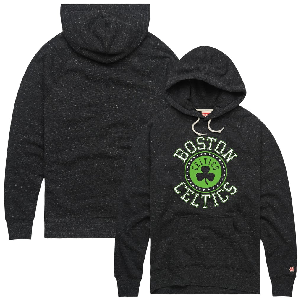 Boston Celtics Homage Unisex Hometown Edition Tri-Blend Raglan Pullover Hoodie - Heather Black