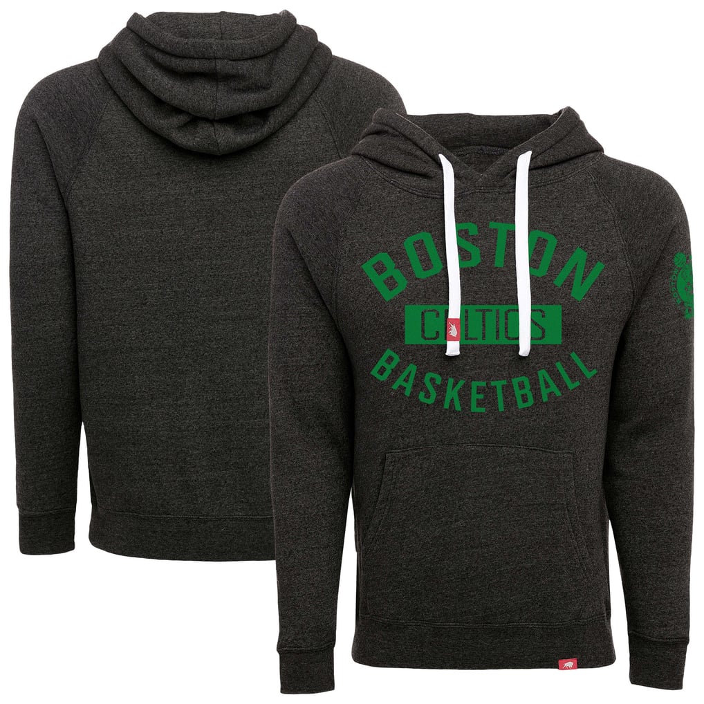  Boston Celtics Sportiqe Unisex  Olsen Tri-Blend Pullover Hoodie - Black