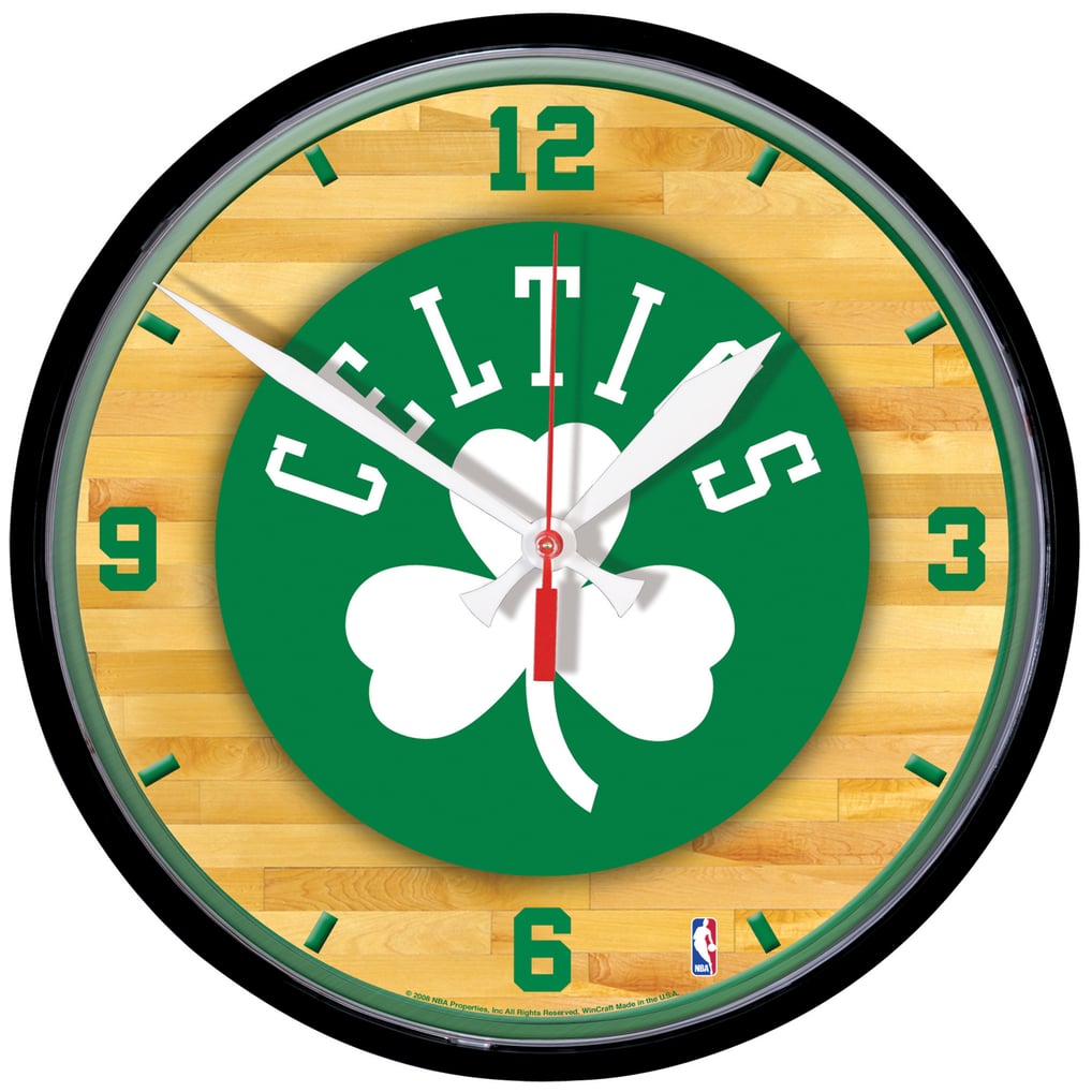 Boston Celtics WinCraft 12.75" Round Wall Clock