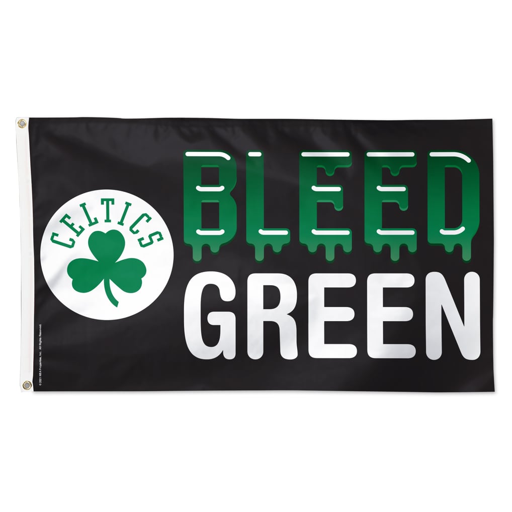 Boston Celtics WinCraft 3' x 5' Single-Sided Deluxe Team Slogan Flag