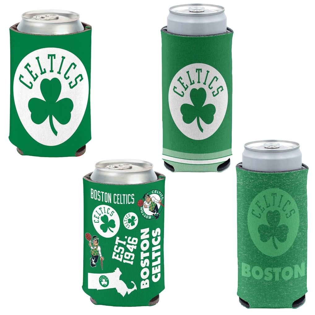 Boston Celtics WinCraft 4-Pack 12oz. Can & Slim Can Cooler Set