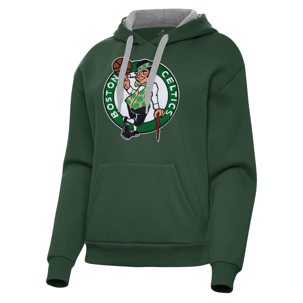 Boston Celtics Antigua Women's Victory Pullover Hoodie - Hunter Green