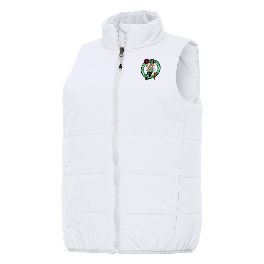 Boston Celtics Antigua Women's Experience Full-Zip Vest - White