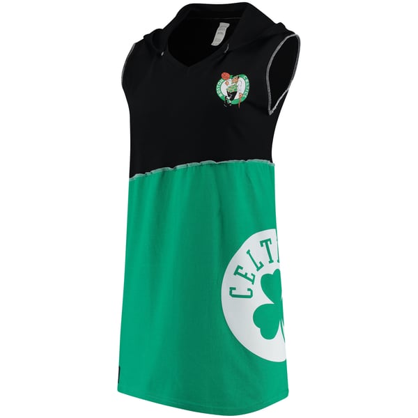 boston celtics women's jersey dress Refried Tees Hooded Sleeveless LOVEBIRDS