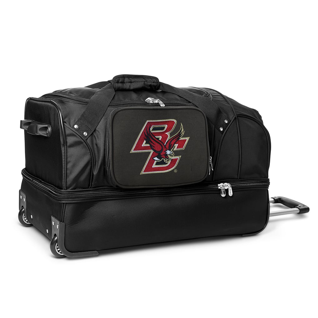 Boston College Eagles MOJO 27'' 2-Wheel Drop Bottom Rolling Duffel Bag - Black