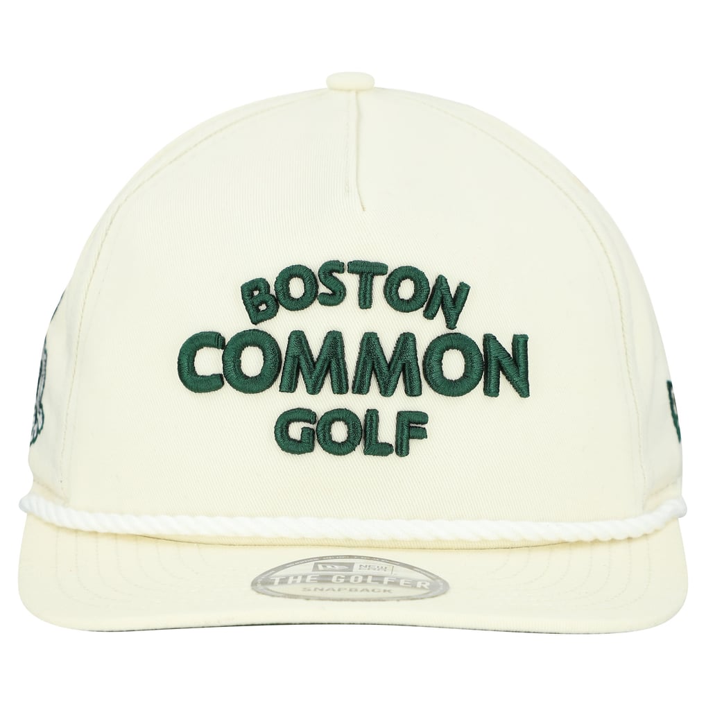  Boston Common Golf New Era Adjustable Golfer Hat - Cream