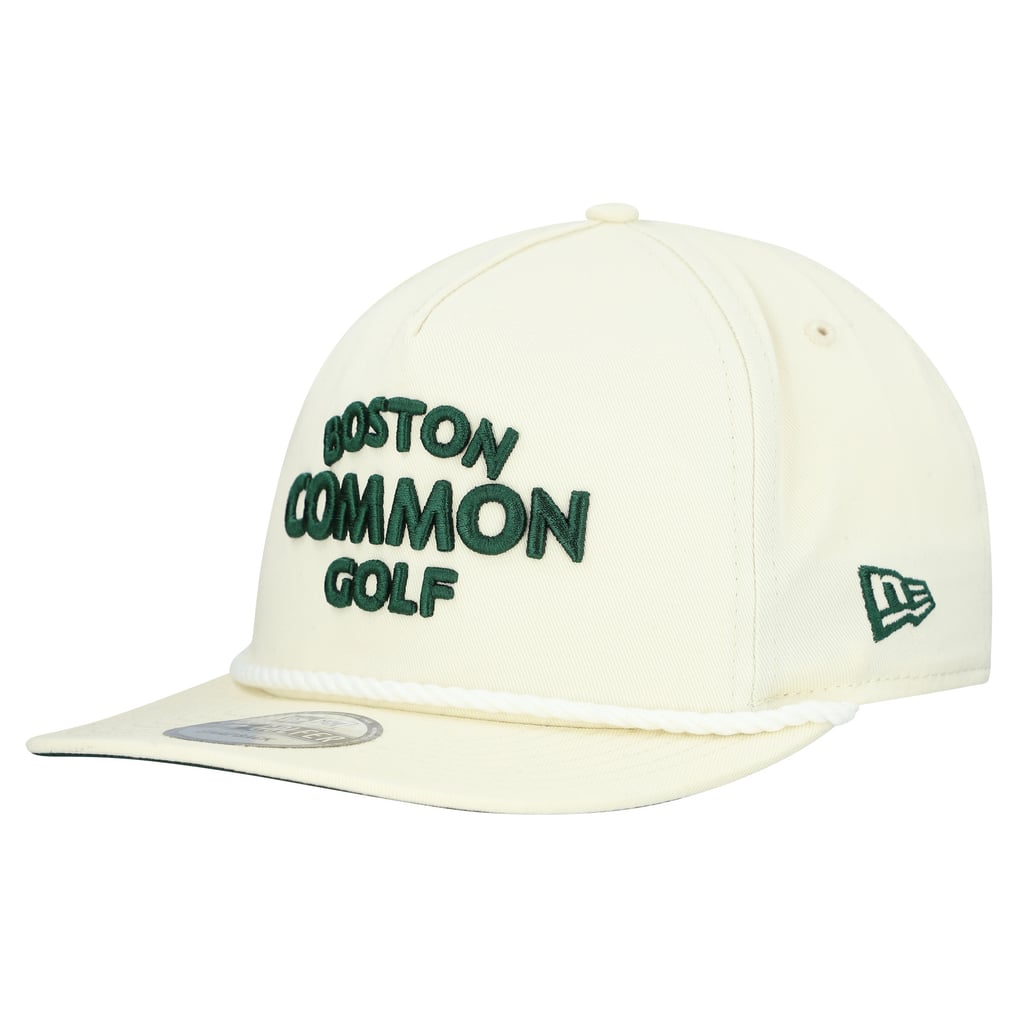  Boston Common Golf New Era Adjustable Golfer Hat - Cream