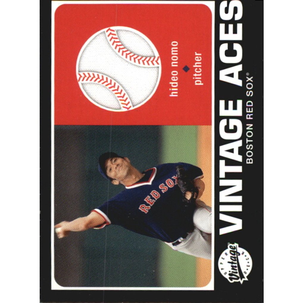 2002 Upper Deck Vintage Aces Game Jersey #AHN Hideo Nomo
