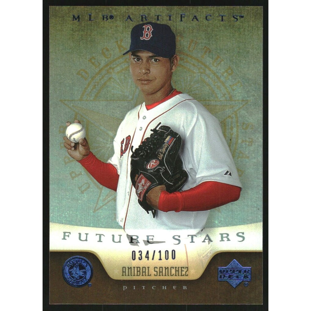 2005 Artifacts Rainbow Blue #204 Anibal Sanchez FS