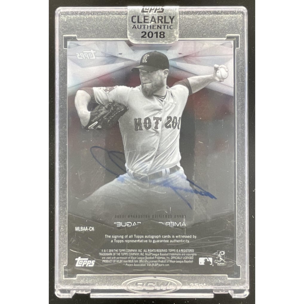 2018 Topps Clearly Authentic MLB Awards Autographs #MLBAA-CK Craig Kimbrel Auto