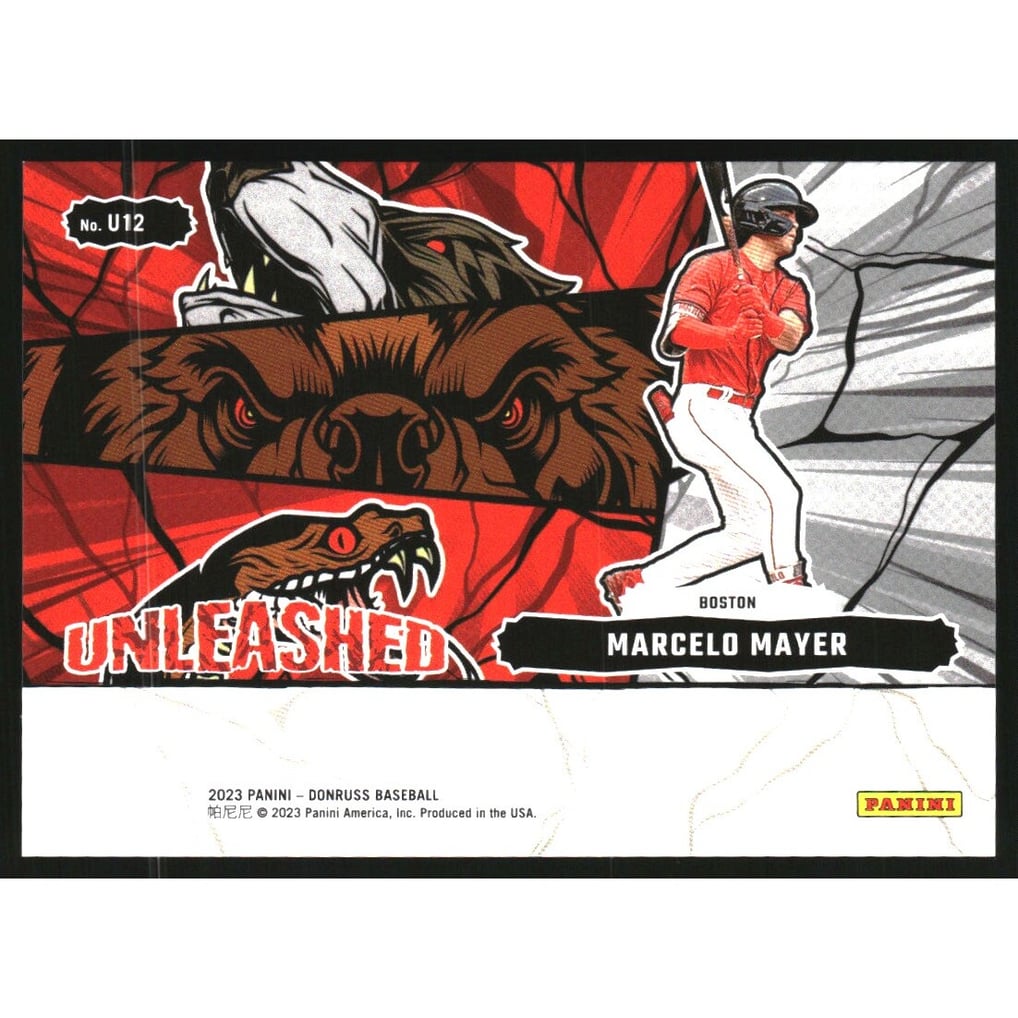 2023 Donruss Unleashed Blue #12 Marcelo Mayer