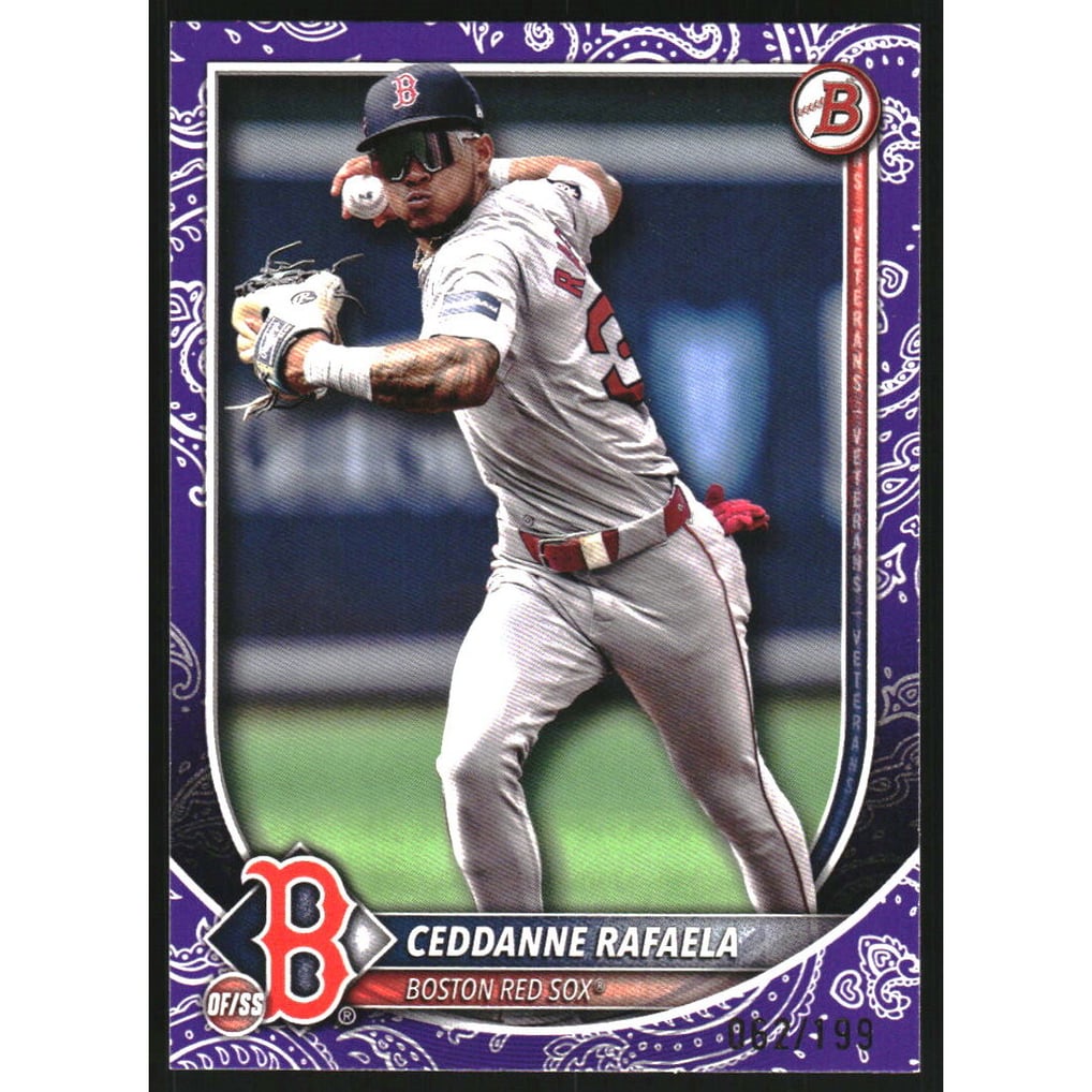 2025 Bowman Purple Pattern #53 Ceddanne Rafaela