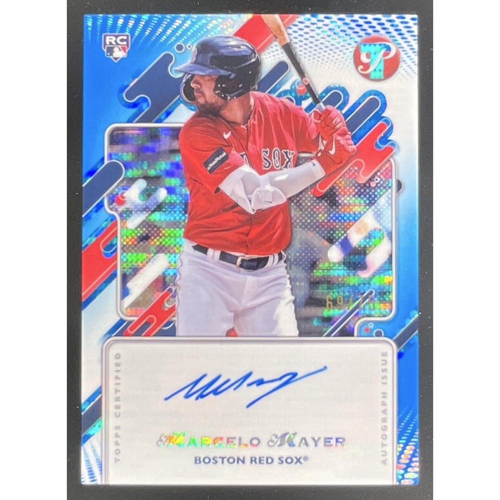 2025 Topps Pristine Blue Pristine #PA-MM Marcelo Mayer RC Auto /75