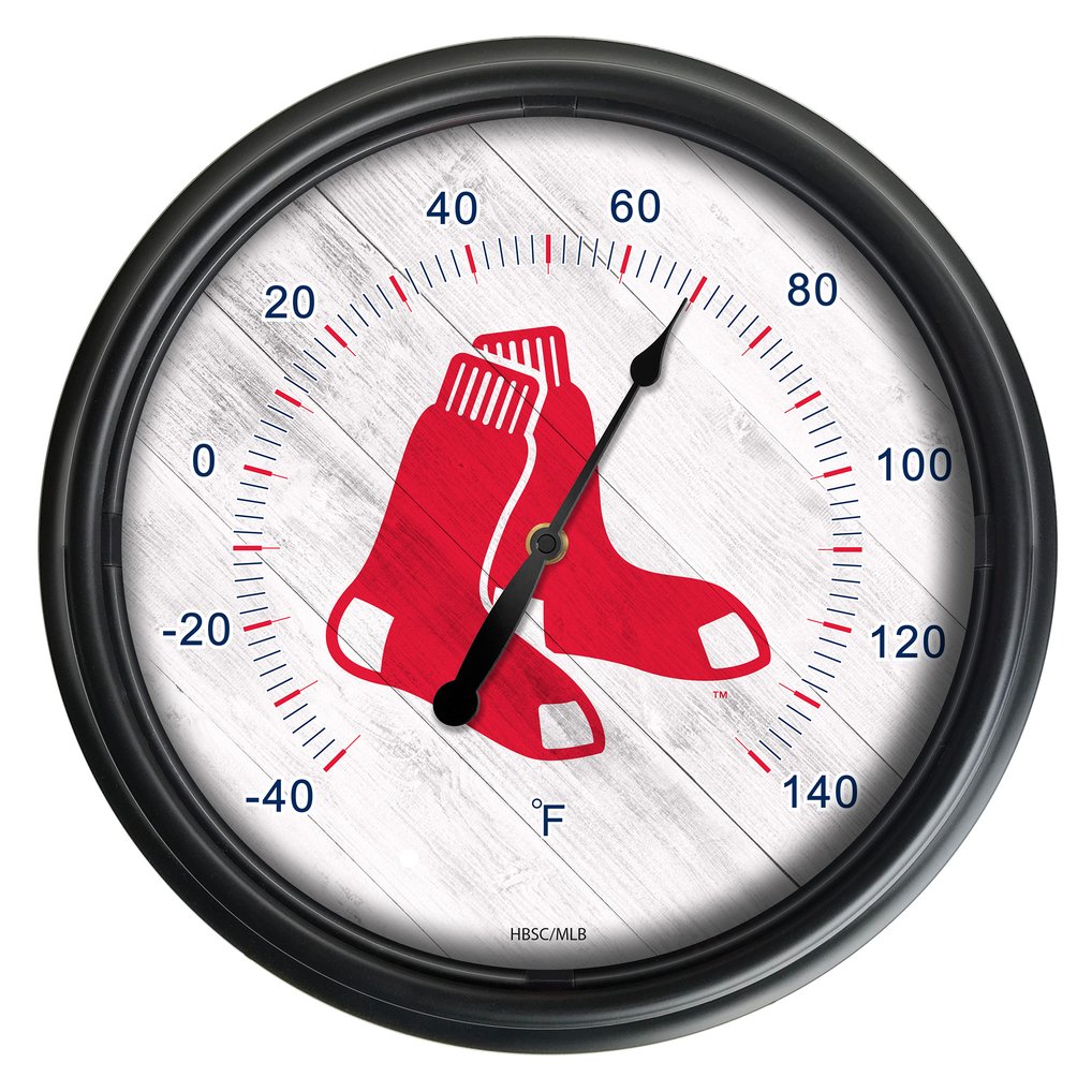Boston Red Sox Indoor/Outdoor LED Thermometer - Black