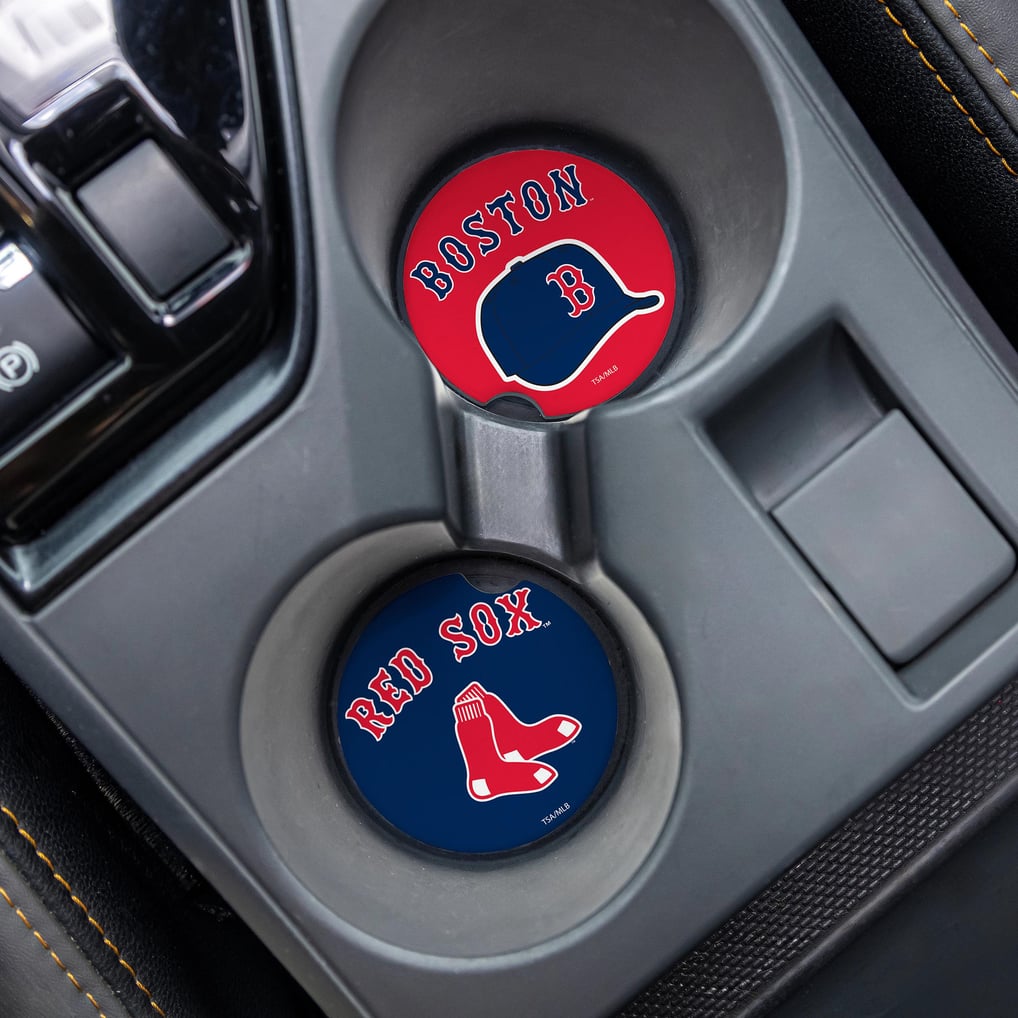 Boston Red Sox Ceramic Car Coaster Four-Piece Set