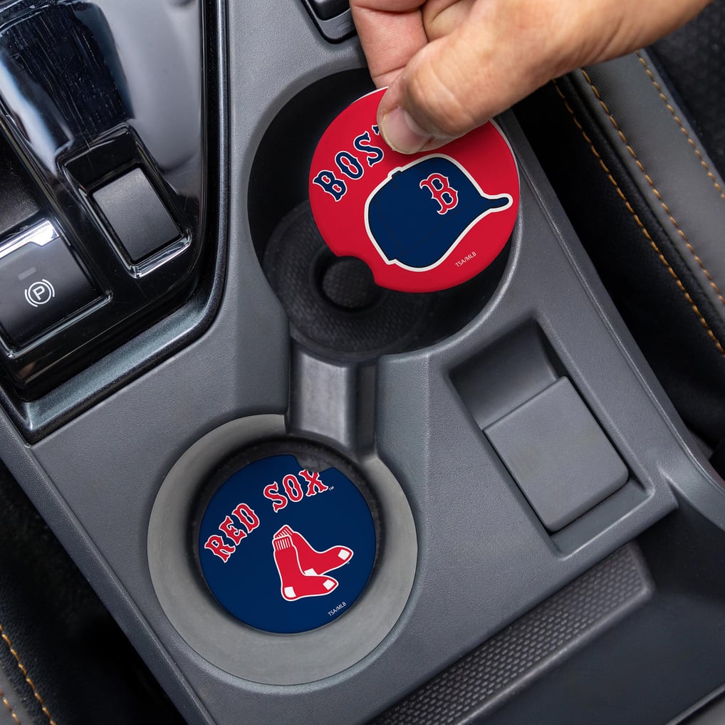 Boston Red Sox Ceramic Car Coaster Four-Piece Set