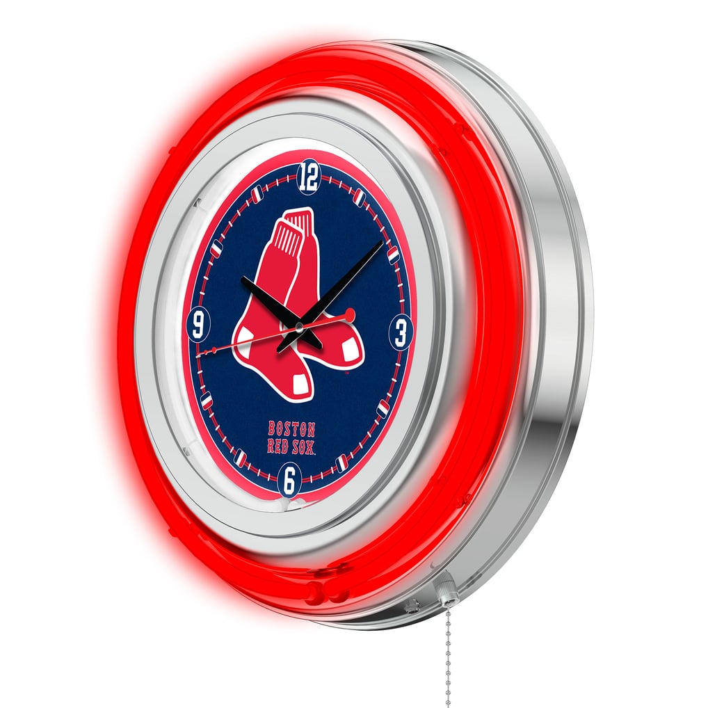 Boston Red Sox Double-Walled Neon Clock