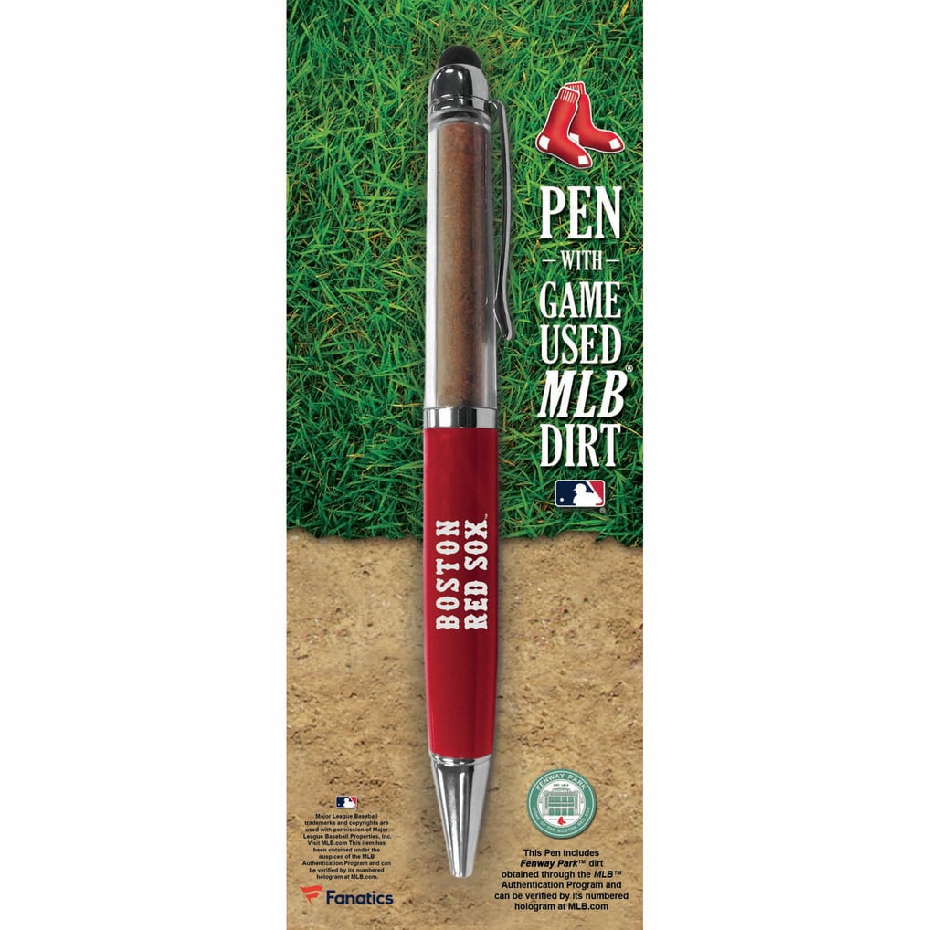 Boston Red Sox Fanatics Authentic Executive Pen with Game-Used Dirt
