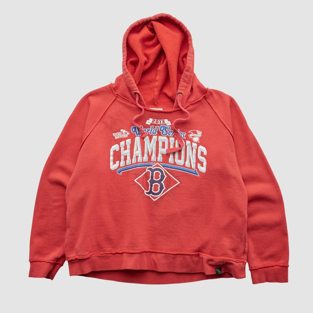 Boston Red Sox MLB Genuine Merchandise 2013 Hooded Pullover Sweatshirt - Red - XXS by Fanatics Real Vintage