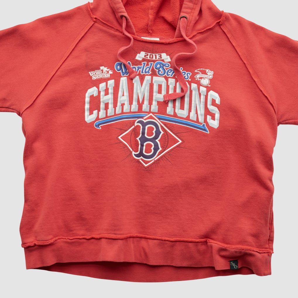 Boston Red Sox MLB Genuine Merchandise 2013 Hooded Pullover Sweatshirt - Red - XXS by Fanatics Real Vintage