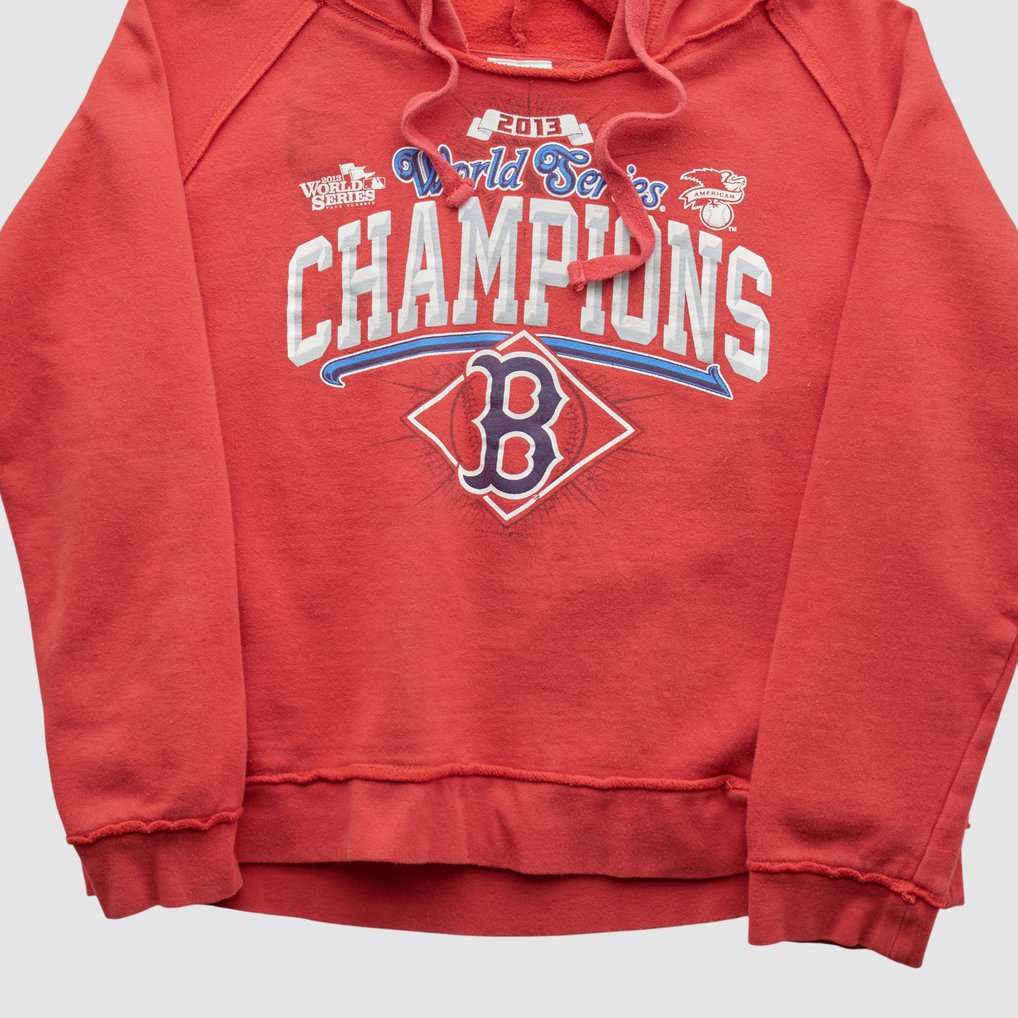 Boston Red Sox MLB Genuine Merchandise 2013 Hooded Pullover Sweatshirt - Red - XXS by Fanatics Real Vintage