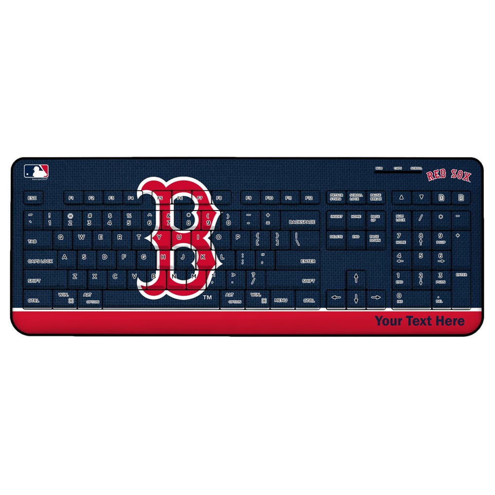 Boston Red Sox Personalized Wireless Keyboard