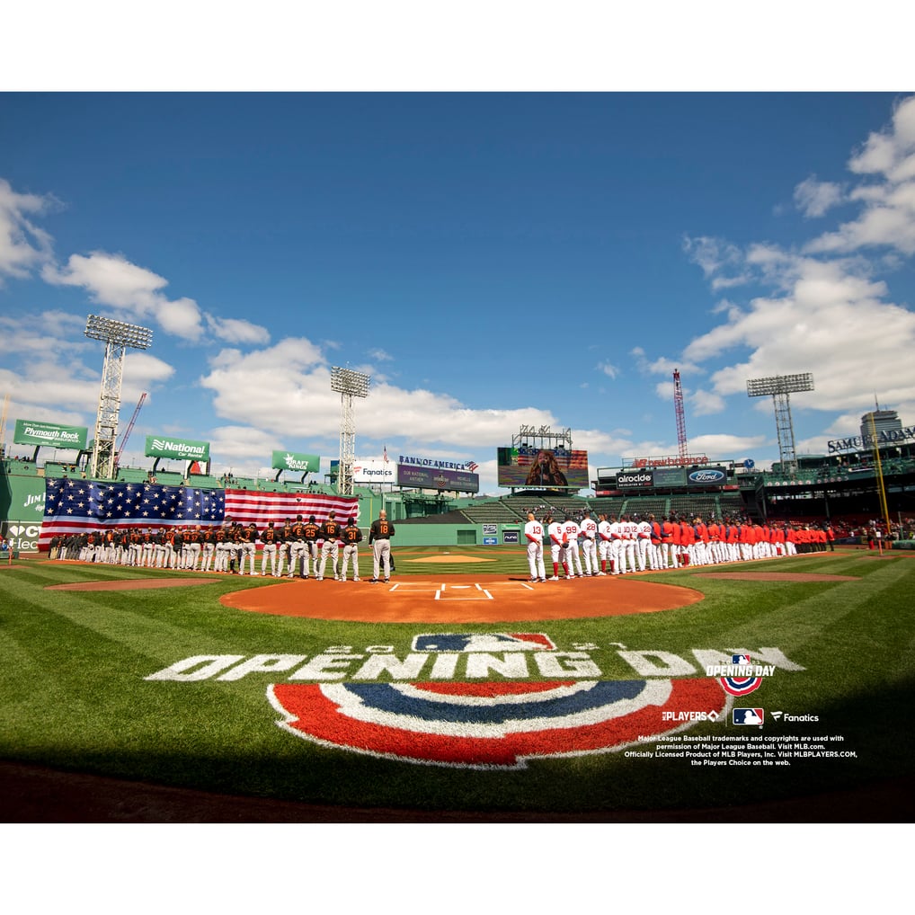 Boston Red Sox Fanatics Authentic Unsigned 2021 Opening Day Photograph