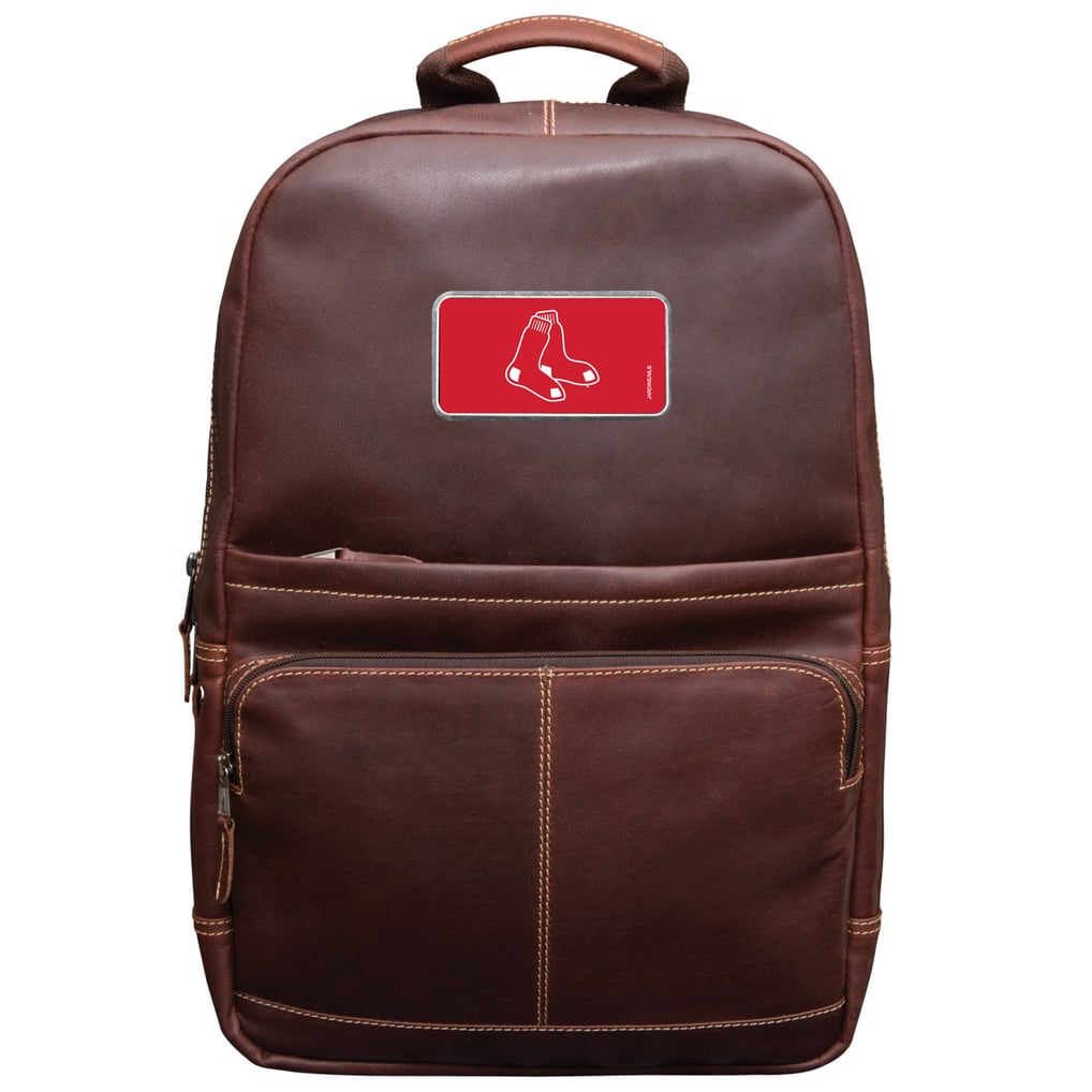 Boston Red Sox Color Logo Plate Kannah Canyon Backpack - Brown