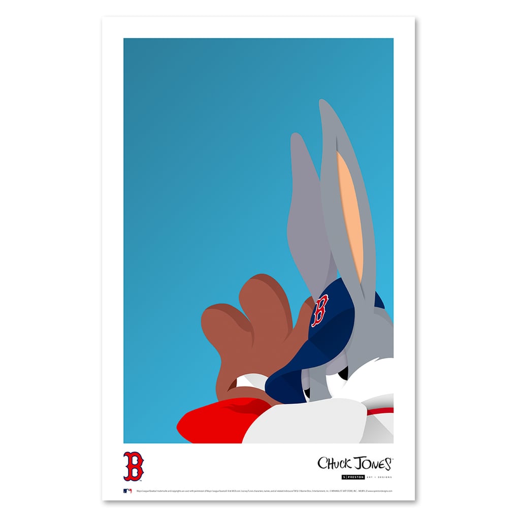 Bugs Bunny Boston Red Sox 11'' x 17'' Art Poster