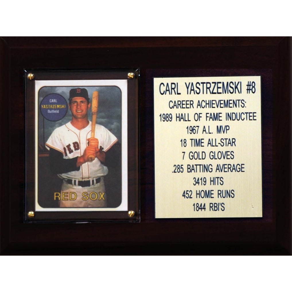 Carl Yastrzemski Boston Red Sox 6'' x 8'' Plaque