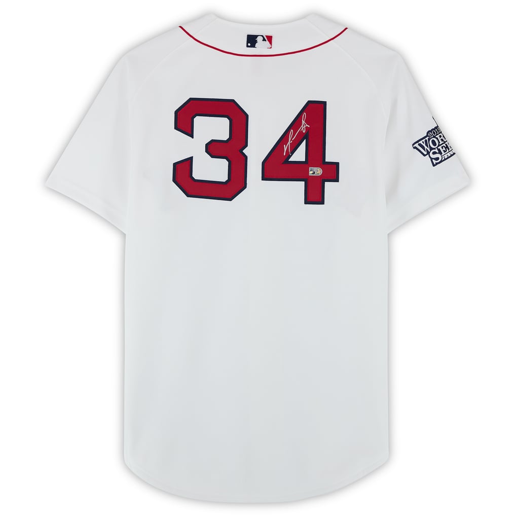 David Ortiz Boston Red Sox Autographed Fanatics Authentic White Mitchell & Ness 2013 Authentic Jersey  