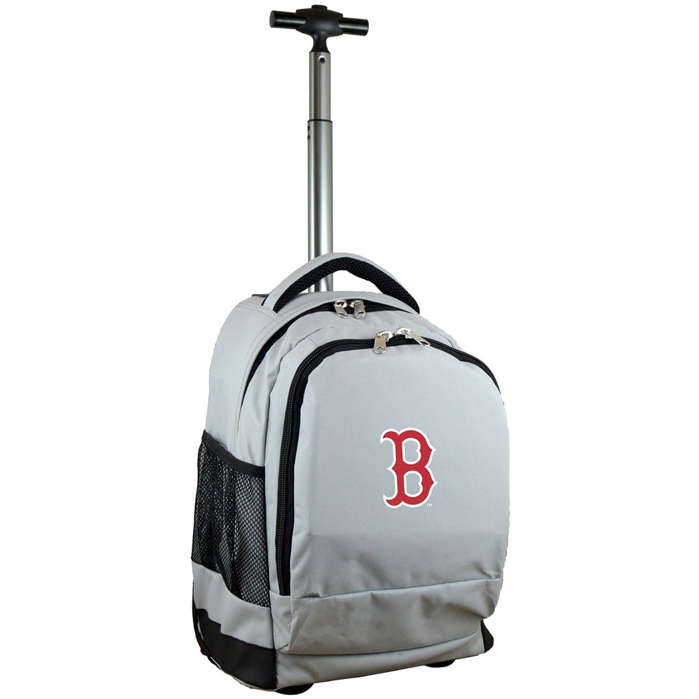 Boston Red Sox 19'' Premium Wheeled Backpack - Gray