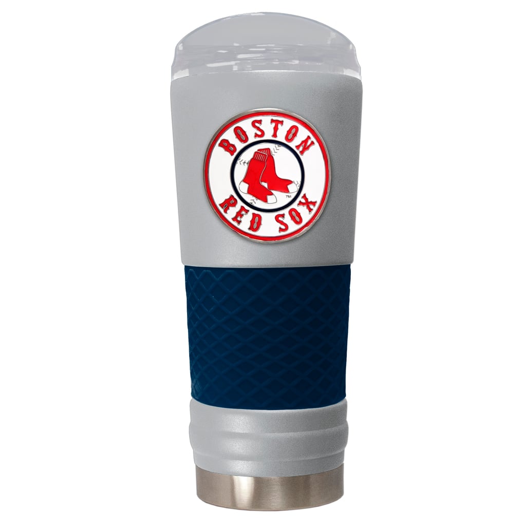 Boston Red Sox 24oz. Powder Coated Draft Travel Mug - Gray