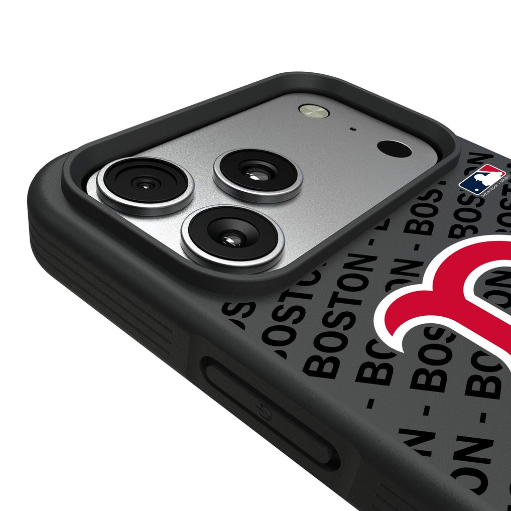 Boston Red Sox Keyscaper Personalized Bump Case with 8.2ft Drop Protection