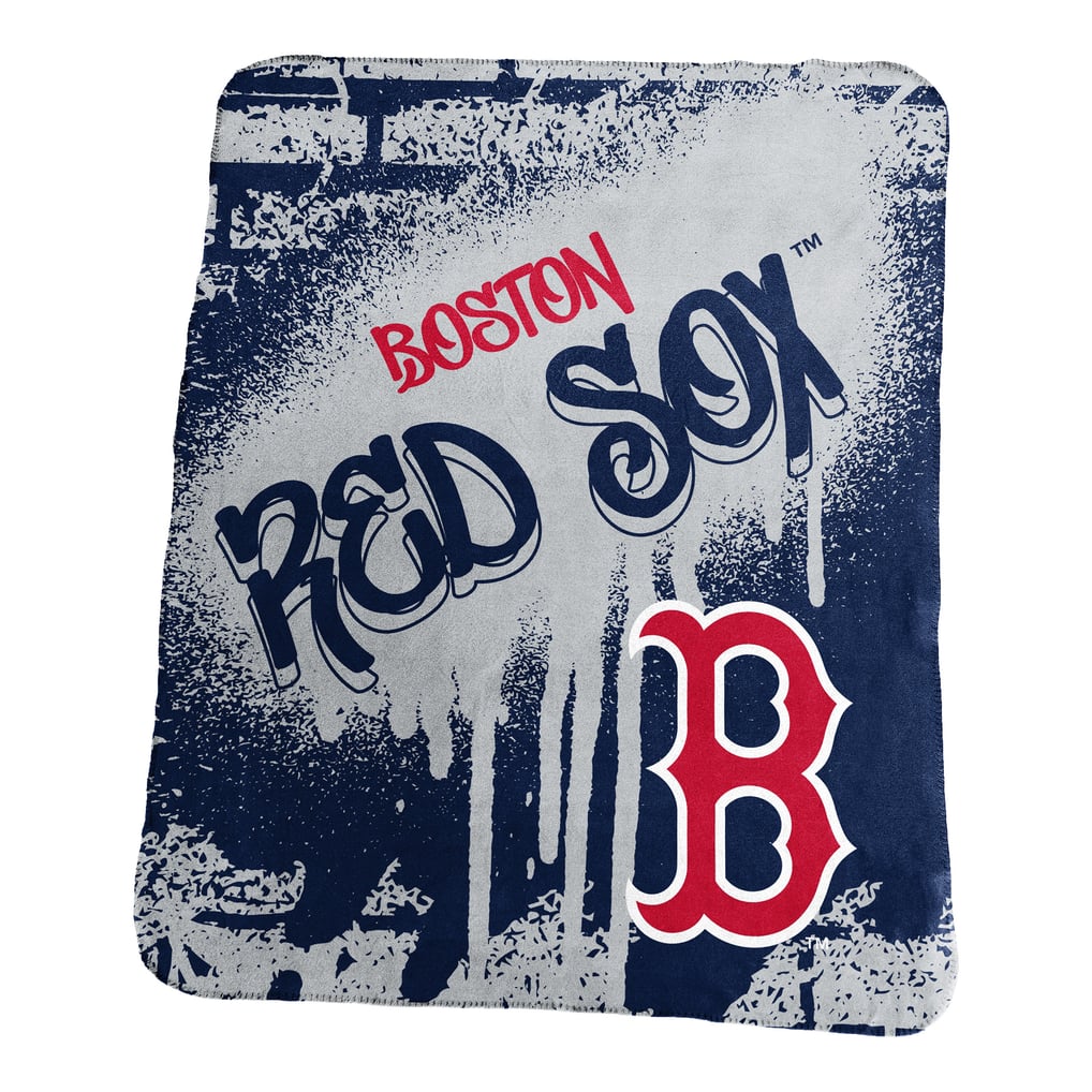 Boston Red Sox Logo Brands 50" x 60" Classic Graffiti Fleece Throw Blanket