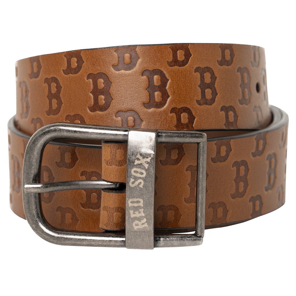 Boston Red Sox Lusso Saul Belt - Brown