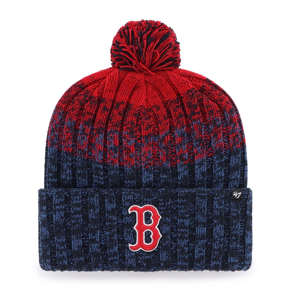  Boston Red Sox '47 Cascade Cuffed Knit Hat with Pom - Navy