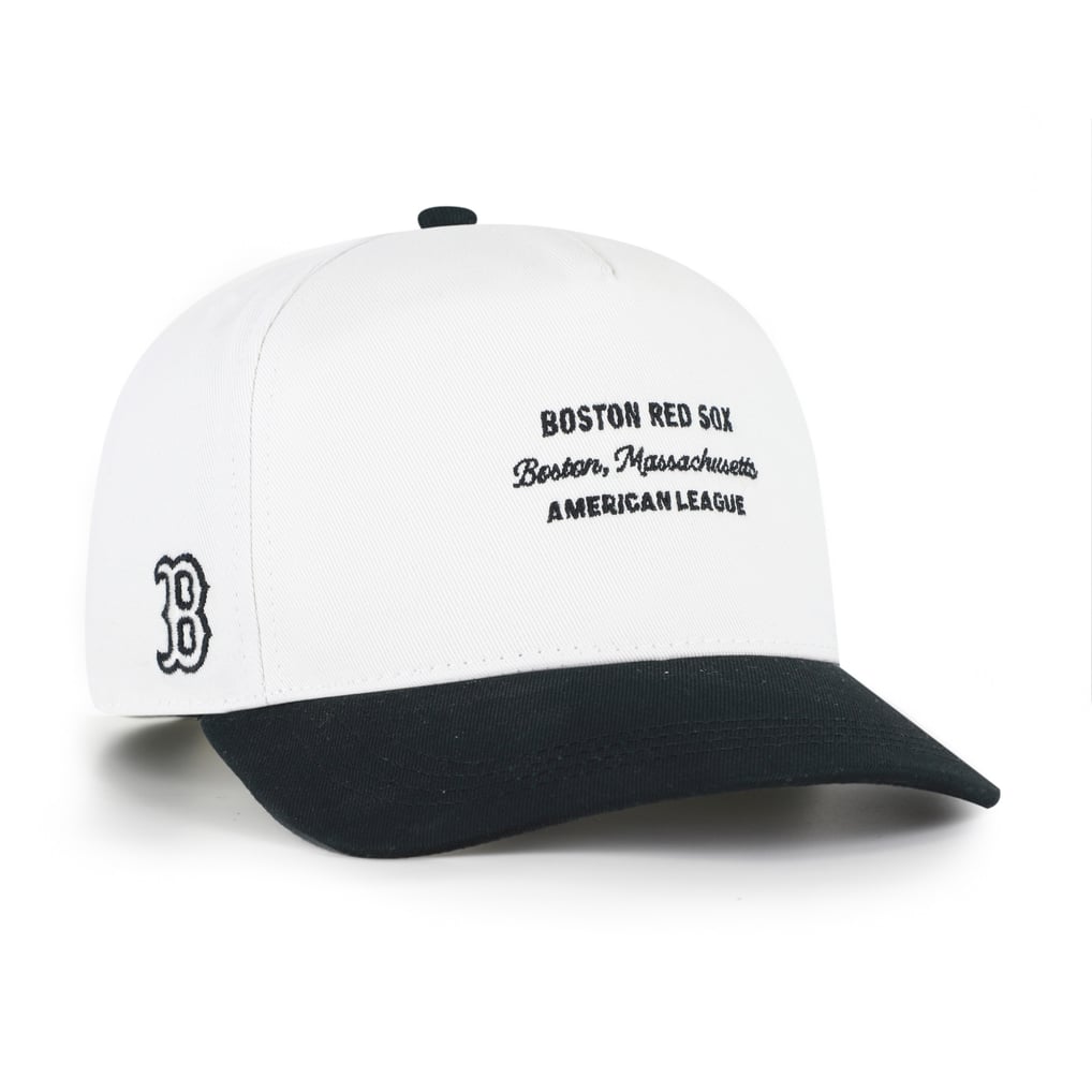 Boston Red Sox '47 Contemporary Two-Tone Hitch Adjustable Hat - White/Black