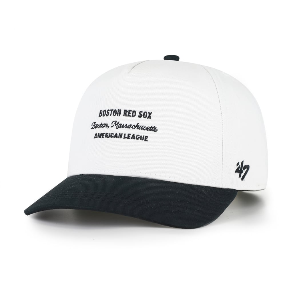 Boston Red Sox '47 Contemporary Two-Tone Hitch Adjustable Hat - White/Black