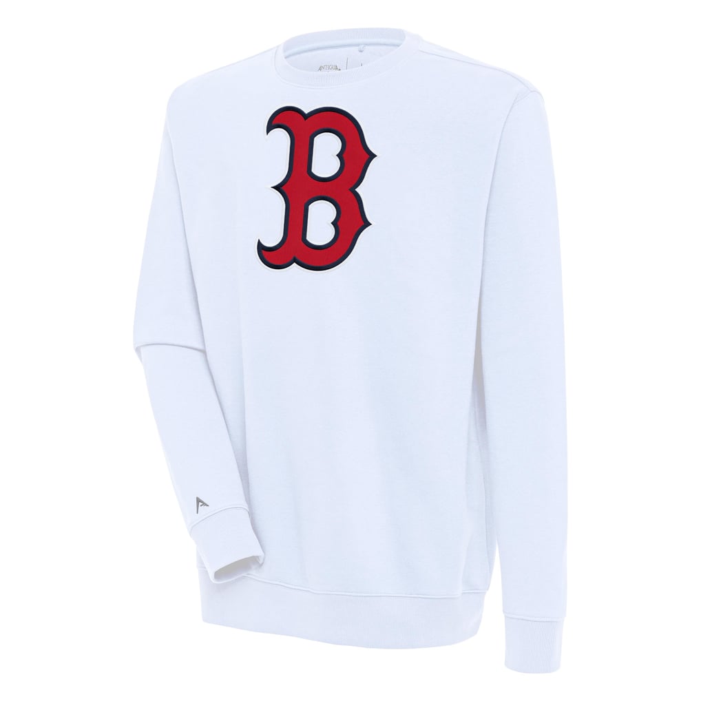  Boston Red Sox Antigua Victory Pullover Sweatshirt - White