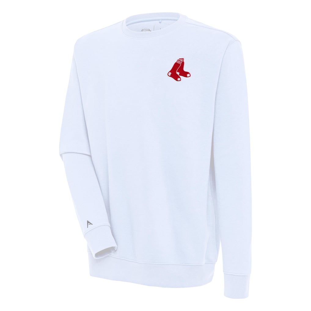  Boston Red Sox Antigua Victory Pullover Sweatshirt - White