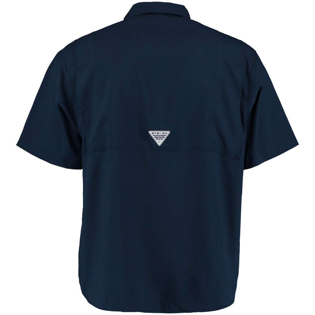 Boston Red Sox Columbia Tamiami Omni-Shade Button-Down Shirt - Navy