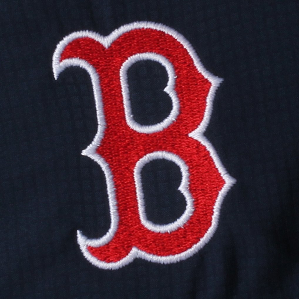 Boston Red Sox Columbia Tamiami Omni-Shade Button-Down Shirt - Navy