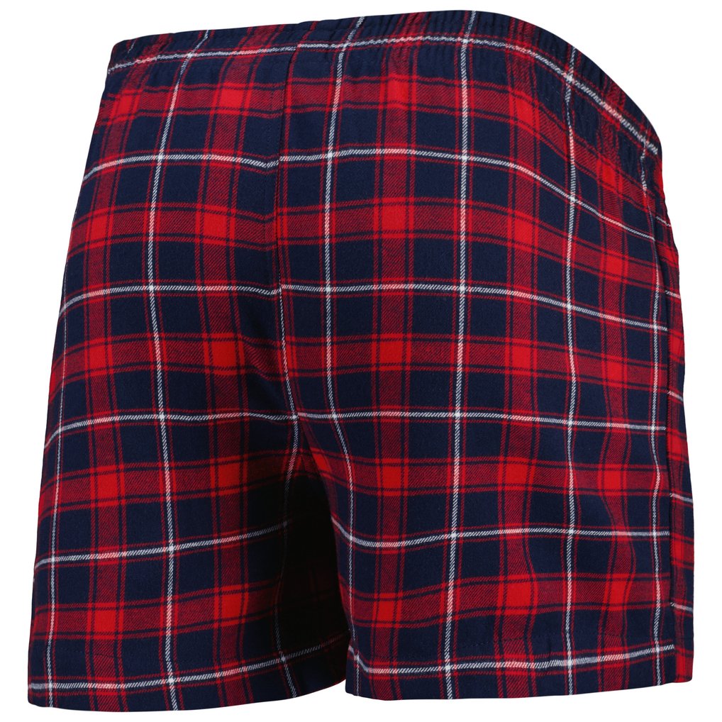 Boston Red Sox Concepts Sport Ledger Flannel Boxers - Navy/Red